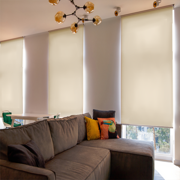 Kenneth Cole Sun Screen Roller Blinds, Grey /36x90"