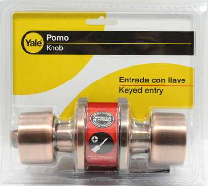****Yale Knob Chester US11 Keyed Entry Vi