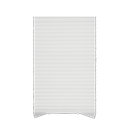 ****Kenneth Cole Temporary Pleated Blinds, White/48x90''