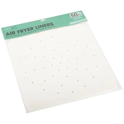[739-05618] Life Art Air Fryer Liners Round 50-pack, White