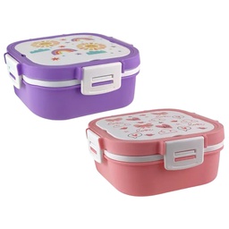 [723-05536] Windrose Food Container &amp; Cutlery Set n