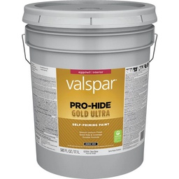 [028.0062004.008] ****Valspar Pro Hide Gold Ultra Zero VOC Latex Eggshell Interior Paint, Clear Base, 5 Gal