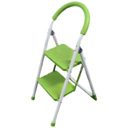 [981-90108159] Max Motor 2-Step Ladder, Blue / Green / Pink