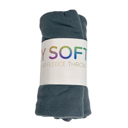 [FLC-PLR-5060-GY] ****Cozy Polar Fleece Micro Throw, Gray