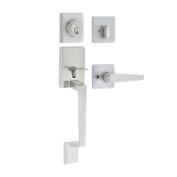 [90490-005] ****Fanal Marsella Entry Handleset Single Cylinder, Satin Nickel