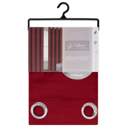 [WPSG39682FBC] Dutty Grommet Window Curtain Panel 55 x 90 In. Burgundy
